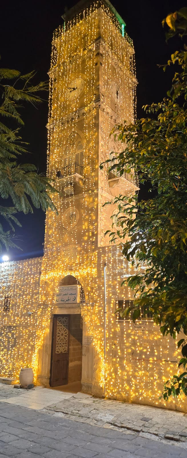 مسجد الجرينة حيفا يحيي صلاة التراويح وامسية ايمانية رمضانية مع الشيخ حسني لحام